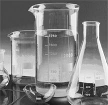 Лабораторная посуда и принадлежности из стекла
